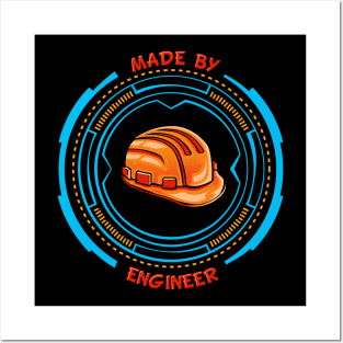 Made By Engineer Logo #2 Posters and Art